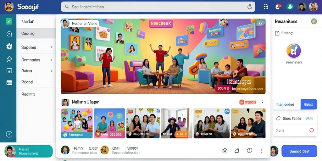 Fitur interaksi sosial untuk bermain bersama teman.