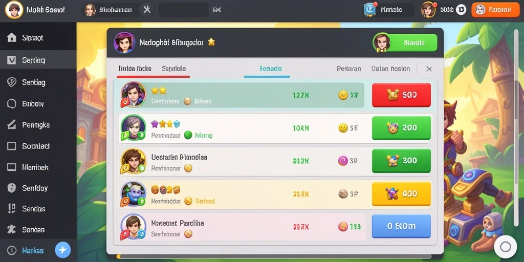 Sistem hadiah yang menarik dan menantang.