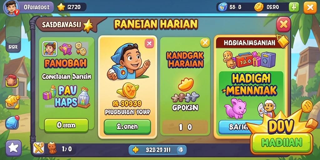 Fitur sosial untuk berbagi pencapaian.